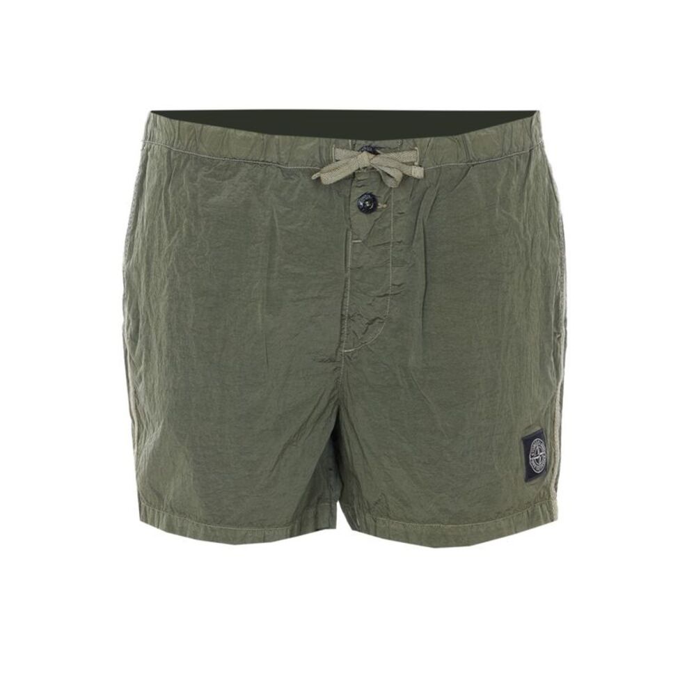 Stone Island Men Brushed Nylon Logo Swimwear